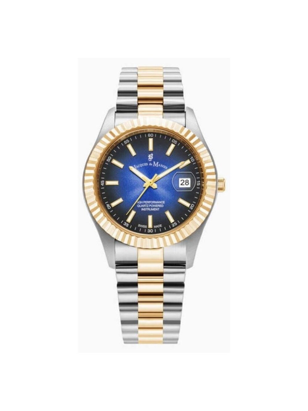 NWT Jacques Du Manoir Inspiration Business Blue Dial Unisex Watch